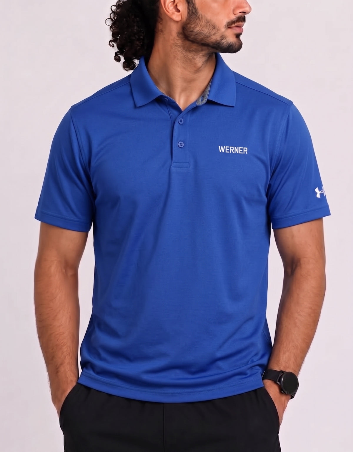 Under Armour Men Blue Sport Polo T Shirt XL