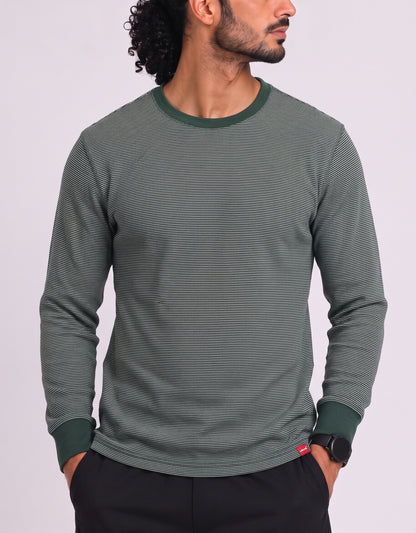 Levi's Men Cotton Fleece Green Sweatshirt  XL