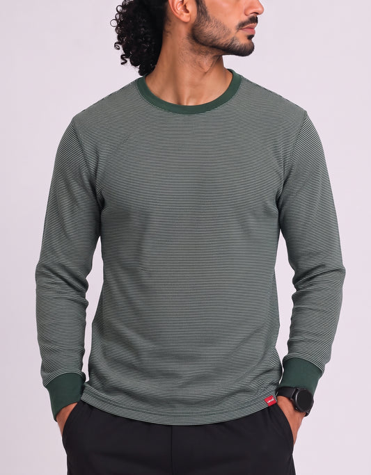 Levi's Men Cotton Fleece Green Sweatshirt  XL
