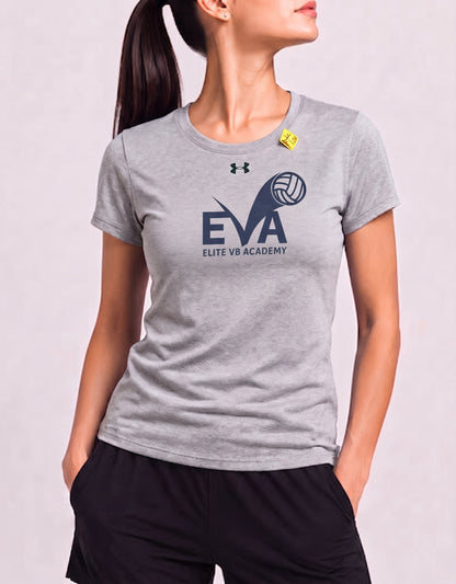 Under Armour Women Sport Gray T Shirt 2XL