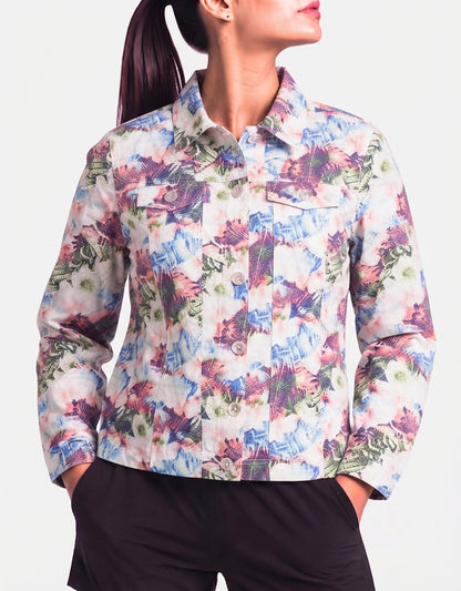 Drapers & Damons Women Multi Cotton Jacket