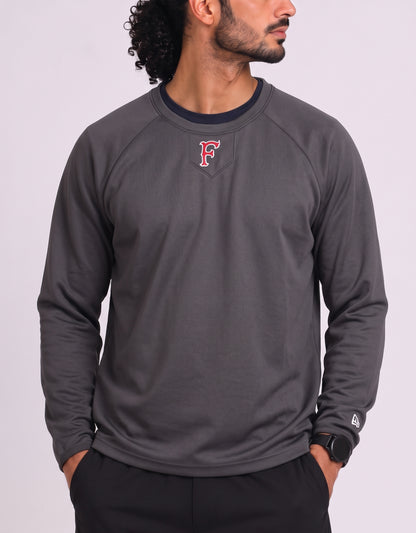 Majestic Men Sport Gray Sweatshirt L