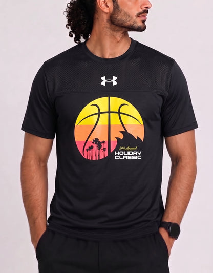 Under Armour Men Sport Black T Shirt XL