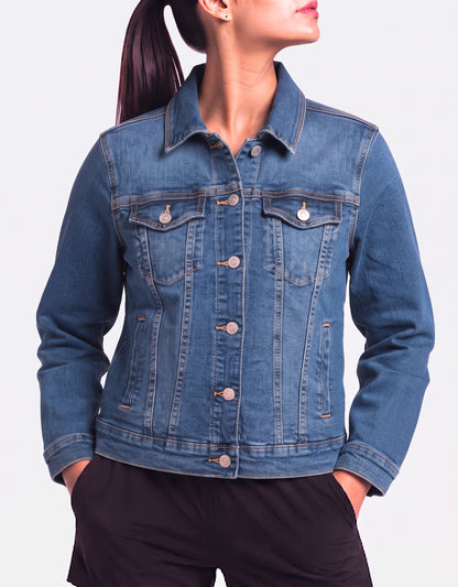 Old Navy Women Blue Denim Jacket