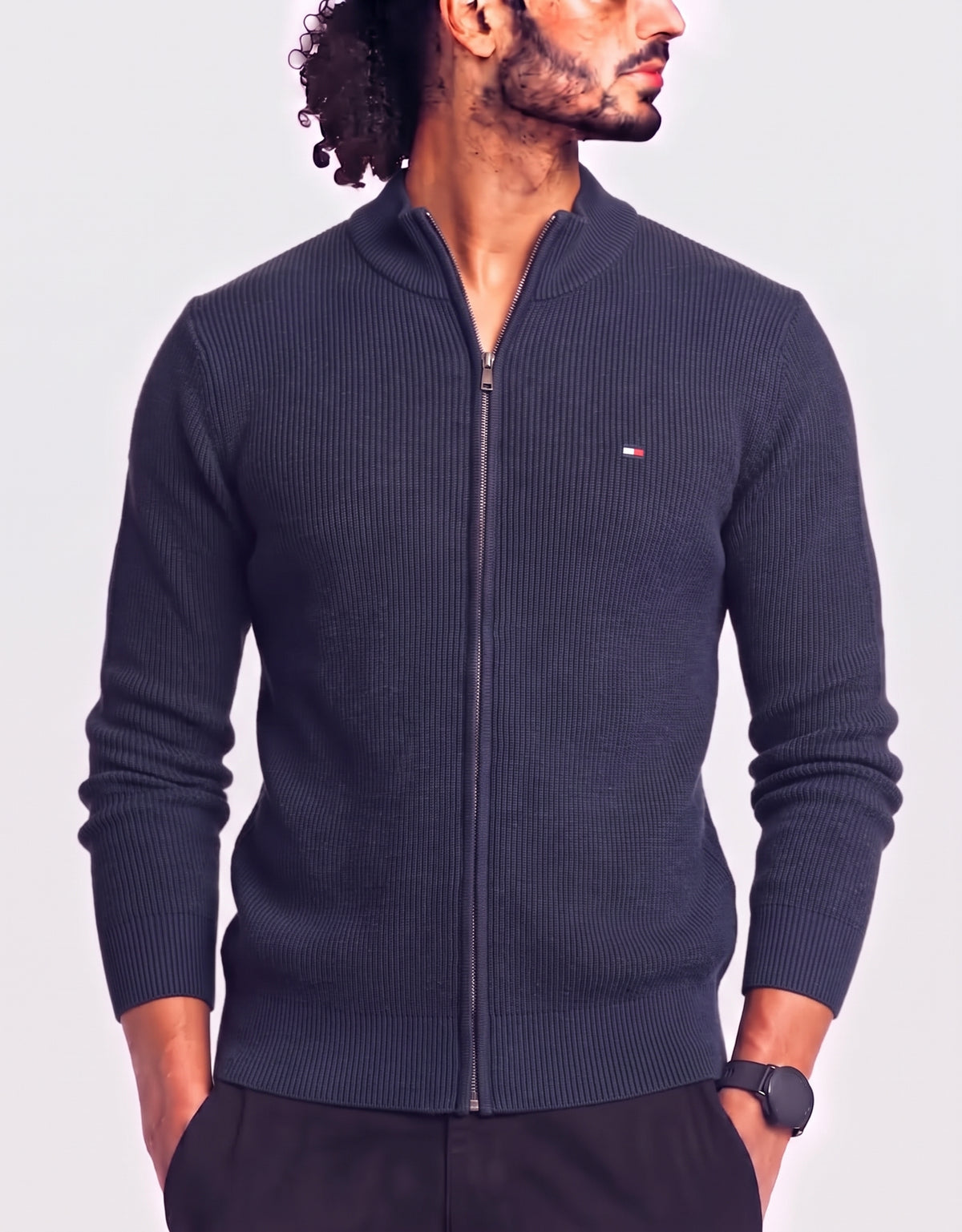 Tommy Hilfiger Men Blue Sweater M