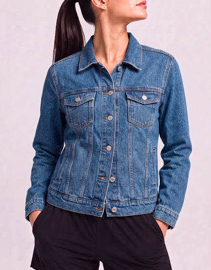Old Navy Women Blue Denim Jacket M