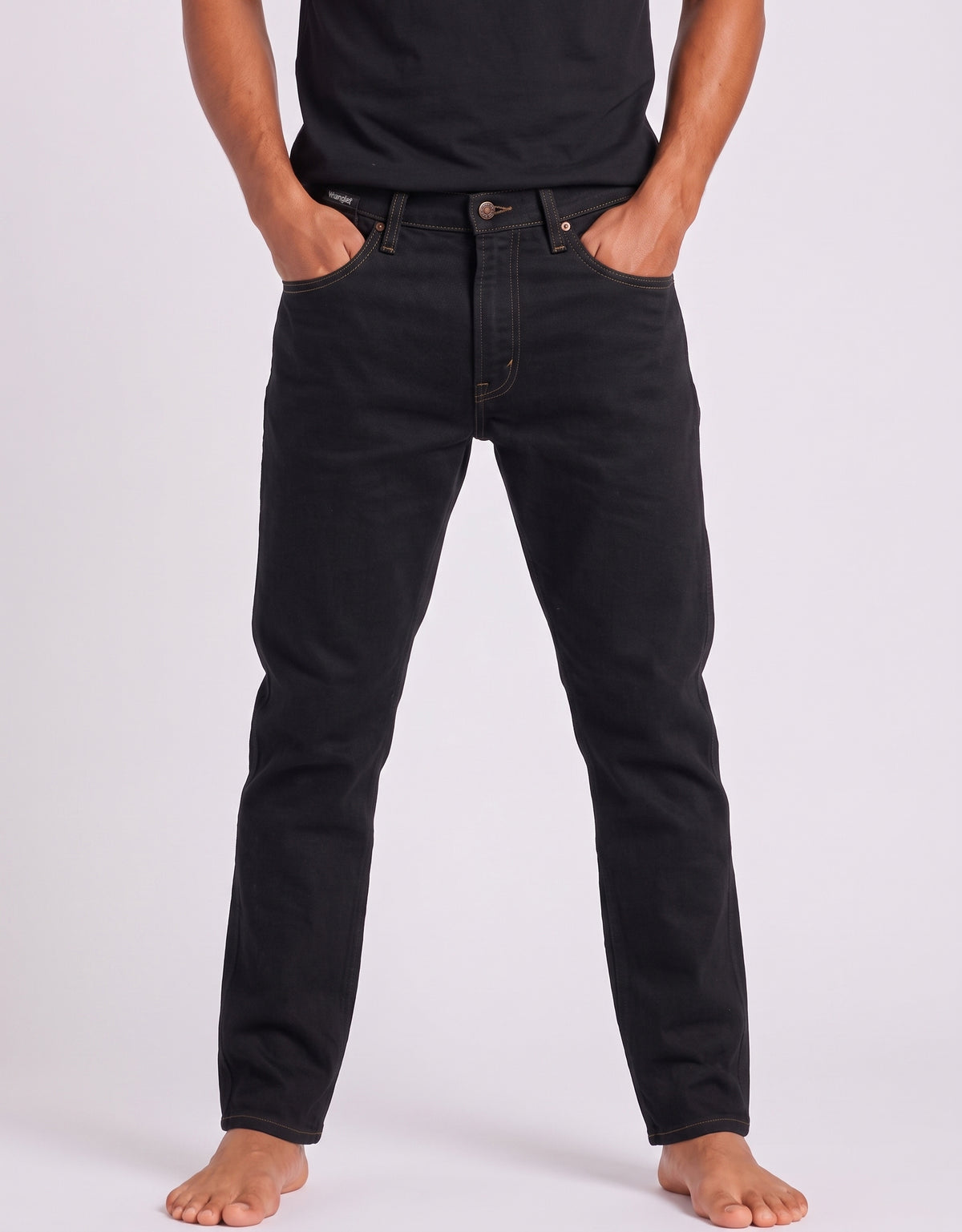 Rustler Men Black Denim Jeans M