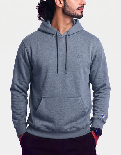 Champion Men Cotton Fleece Gray Hoodie M
