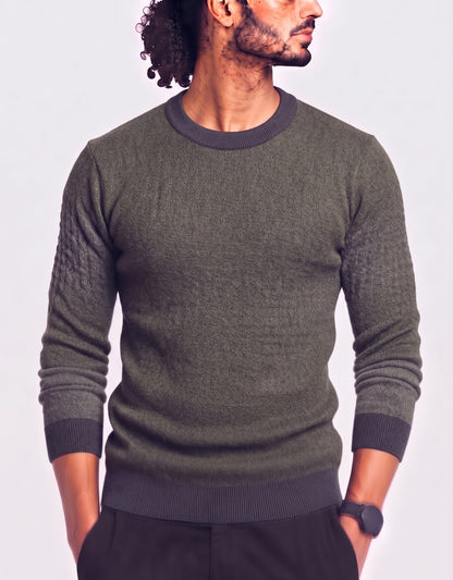Hugo Boss Men Green Sweater L