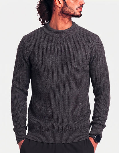 GAP Men Wool Navy Brown Sweater S