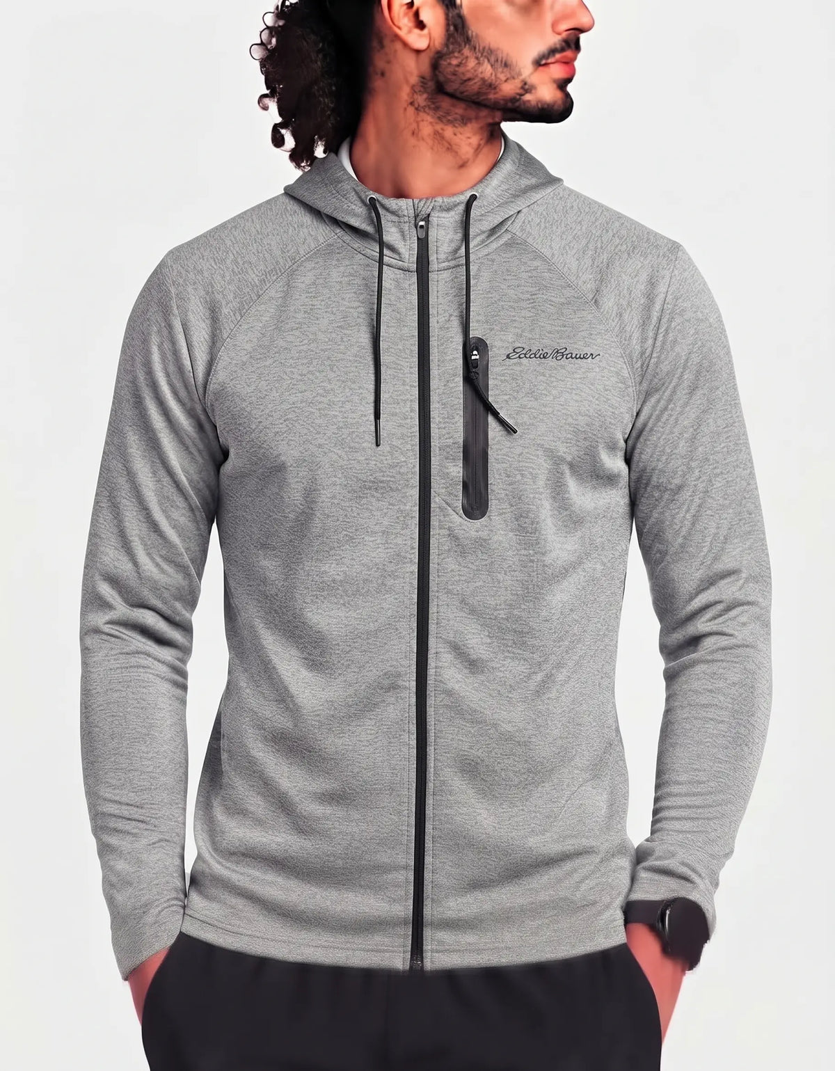 Callaway Men Polyester Gray Zipper L
