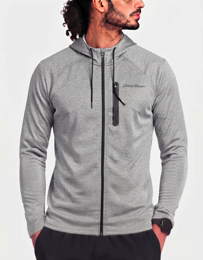 Callaway Men Polyester Gray Zipper L