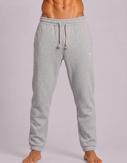 Adidas Men Cotton Gray Trouser M