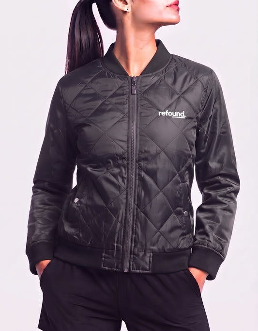 Heat Last Women Black Jacket M