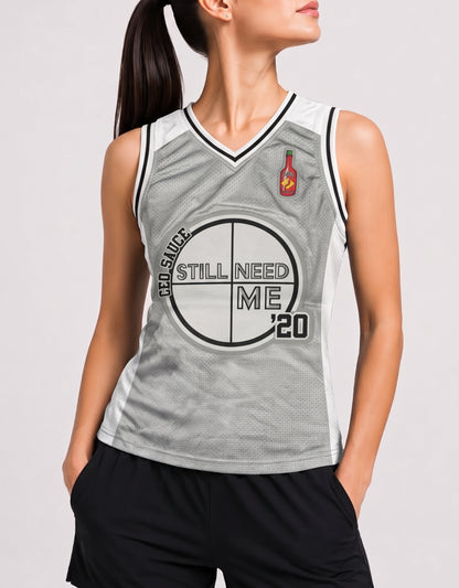 Horub Women Sport Gray Vest T Shirt M