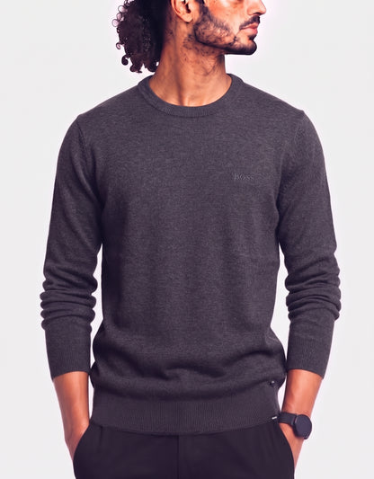 Hugo Boss Men Gray Sweater L