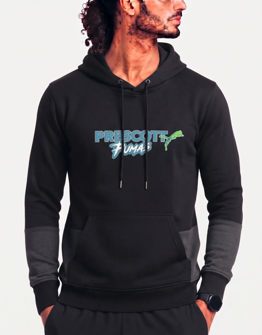 The Authebtic Company Men Polyester Black Hoodie S