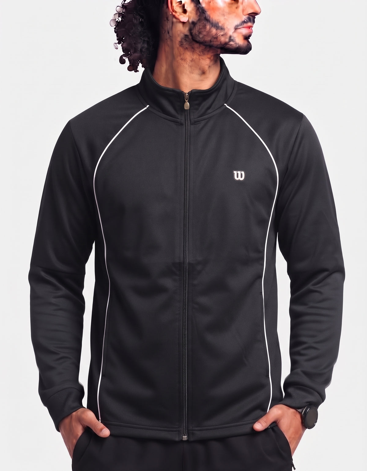 Wilson Men Blue Sport Windbreaker M