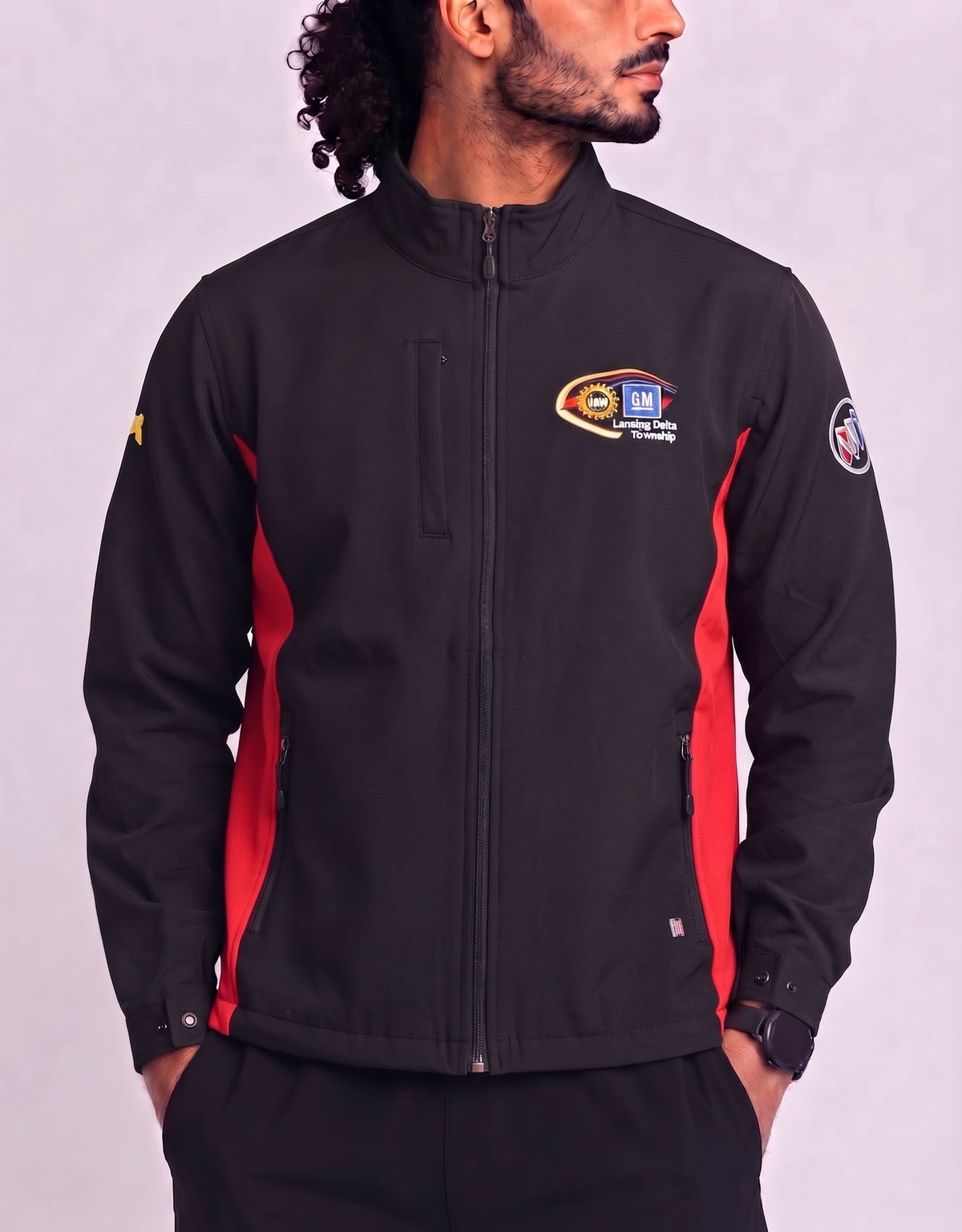 Impressions Men Black Jacket