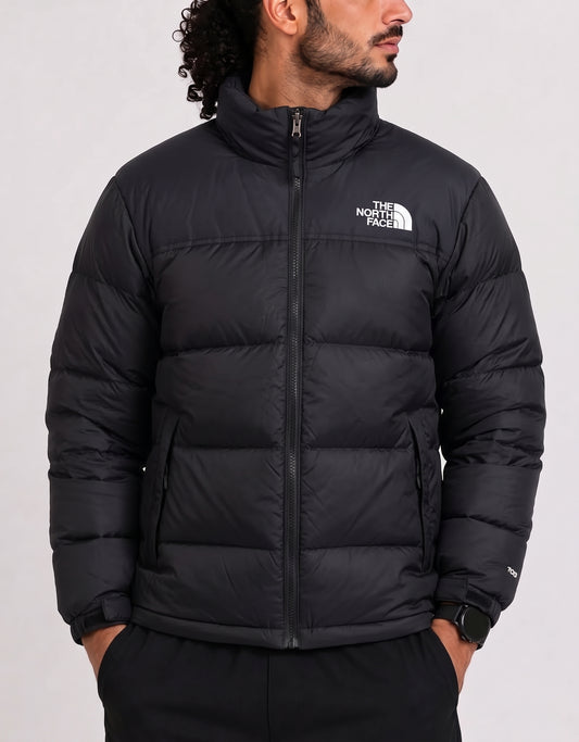 The North Face Men Hooded Puffer Black Jacket