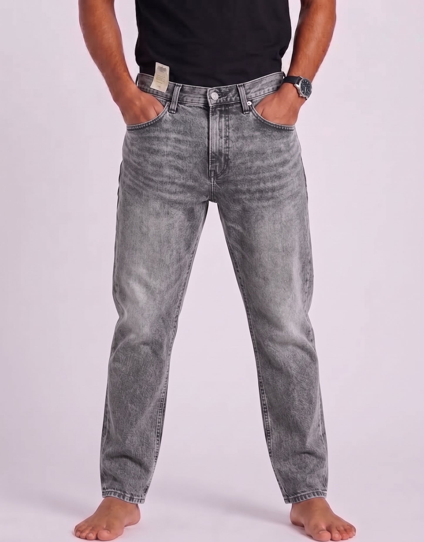 Levi's 502 Men Gray Denim Jeans