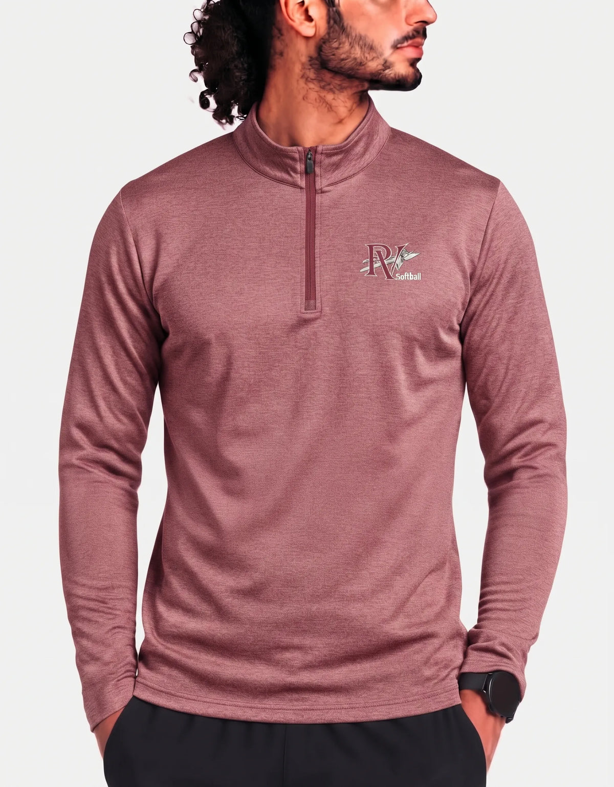 Adidas Men Polyester Pink Sweatshirt L
