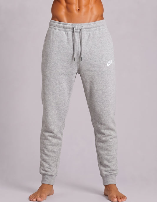 Nike Men Cotton Gray Trouser M