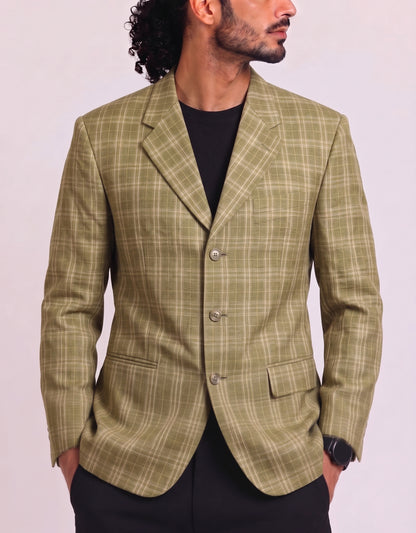 Joseph Abboud Men Cotton Brown Coat M