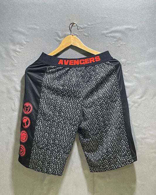 Avengers Black Sports Short For Men XL | Preloved Labels