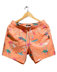 Hollister Orange Parachute Short For Men S