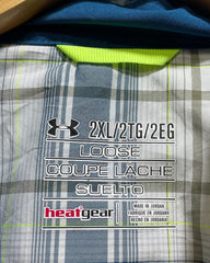 Under Armour Blue Cotton Shirt For Men XXL