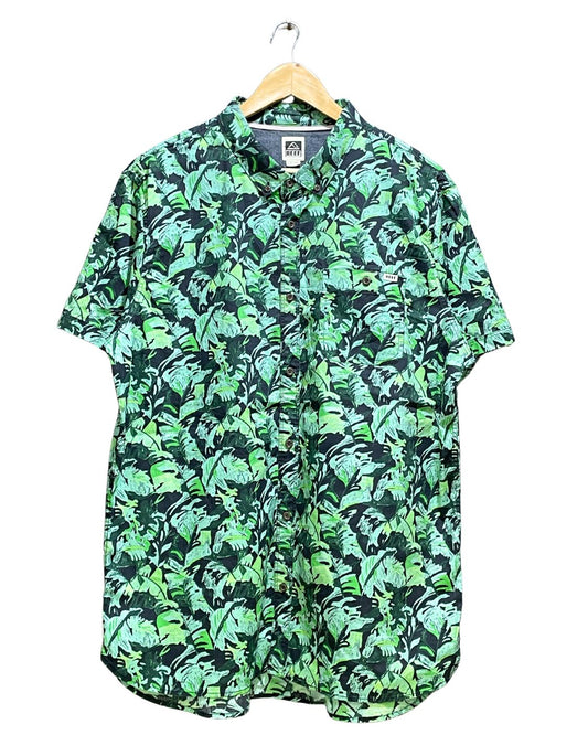 Reef Green Cotton Shirt For Men XX Large | Preloved Labels