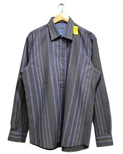 Report Collection Black Cotton Shirt For Men Large | Preloved Labels