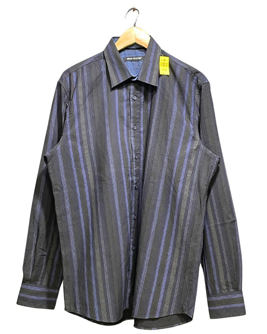 Report Collection Black Cotton Shirt For Men Large | Preloved Labels