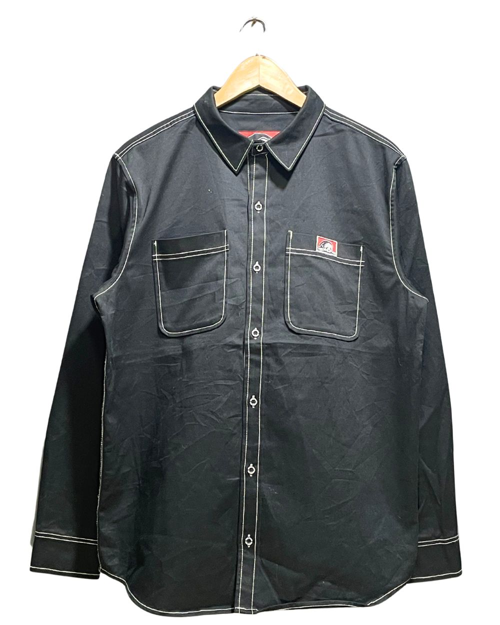 Lurking Class Black Cotton Shirt For Men M | Preloved Labels