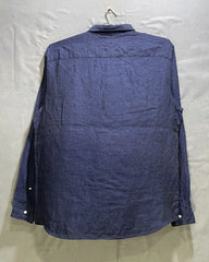 Banana Republic Blue Cotton Shirt For Men X Large
