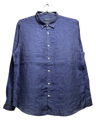 Banana Republic Blue Cotton Shirt For Men X Large