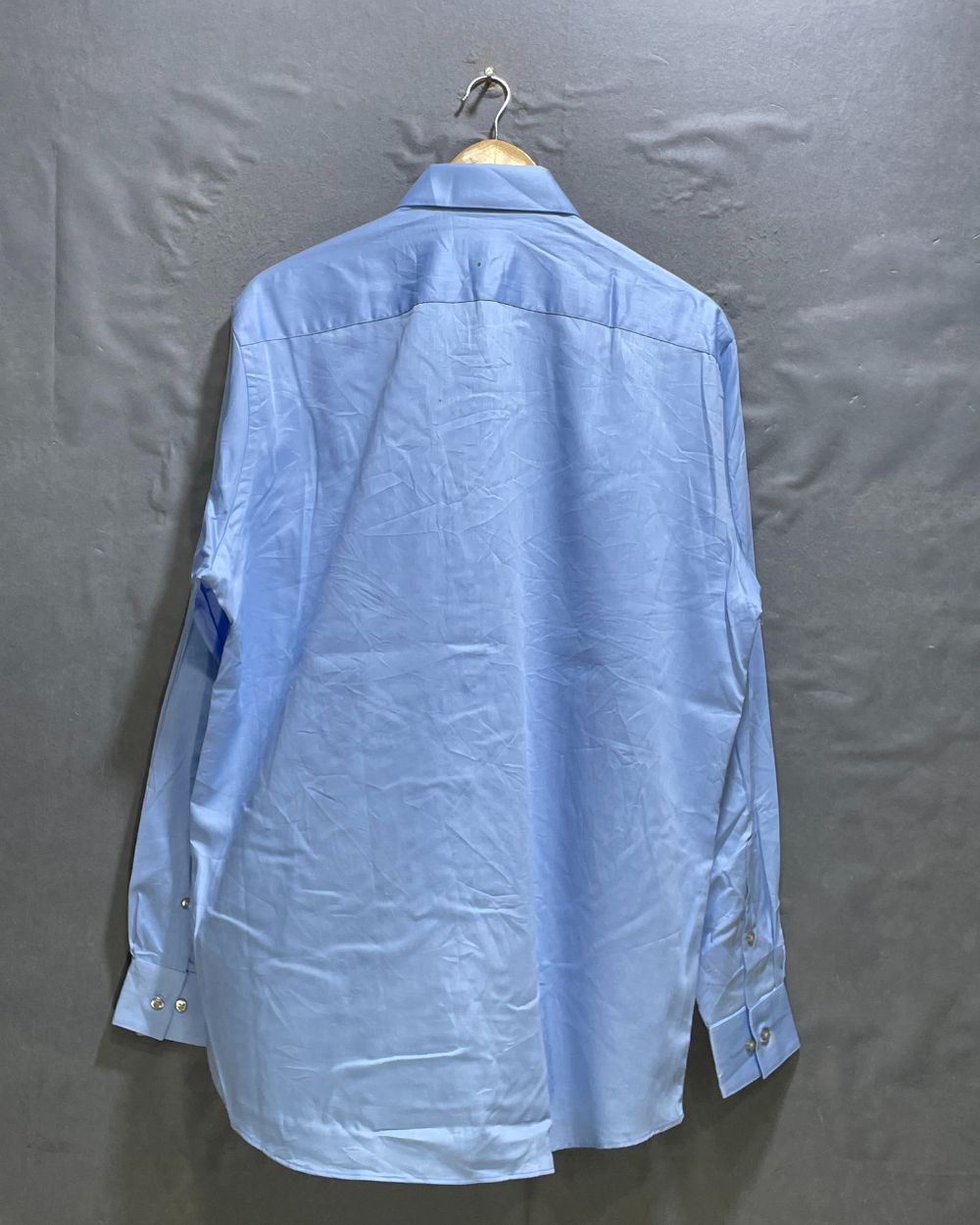 Van Heusen Blue Cotton Shirt For Men Large | Preloved Labels