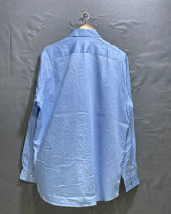 Van Heusen Blue Cotton Shirt For Men Large