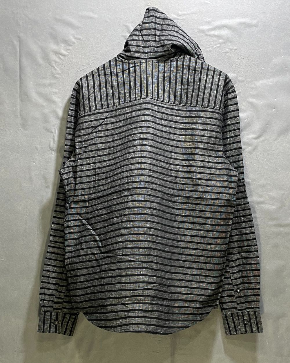 Bruno Gray Cotton Hood Shirt For Men Large | Preloved Labels