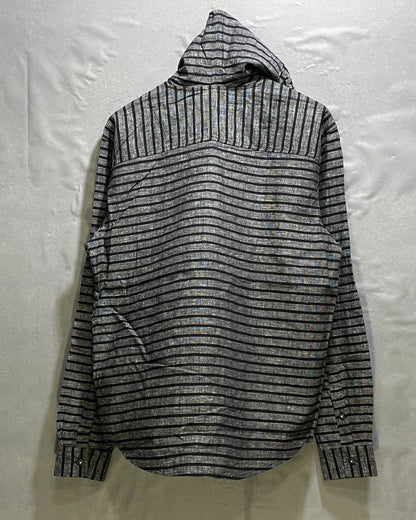 Bruno Gray Cotton Hood Shirt For Men Large | Preloved Labels