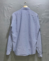 Ben Sherman Blue Cotton Shirt For Men Large