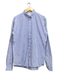Ben Sherman Blue Cotton Shirt For Men Large