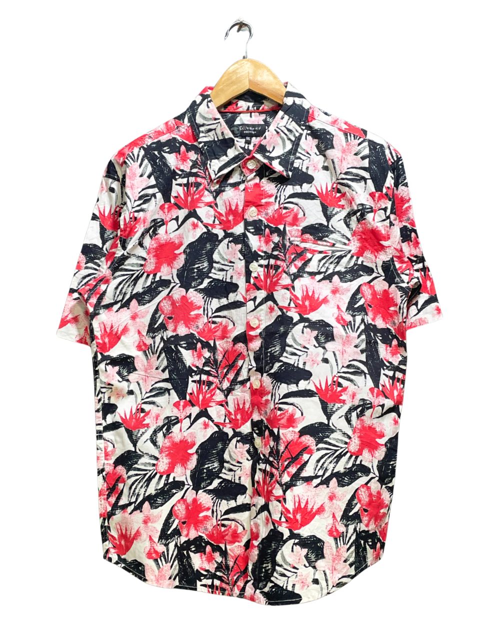 Bill Board Red Cotton Shirt For Men X Large | Preloved Labels