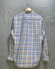 Peter Millar Blue Cotton Shirt For Men Large