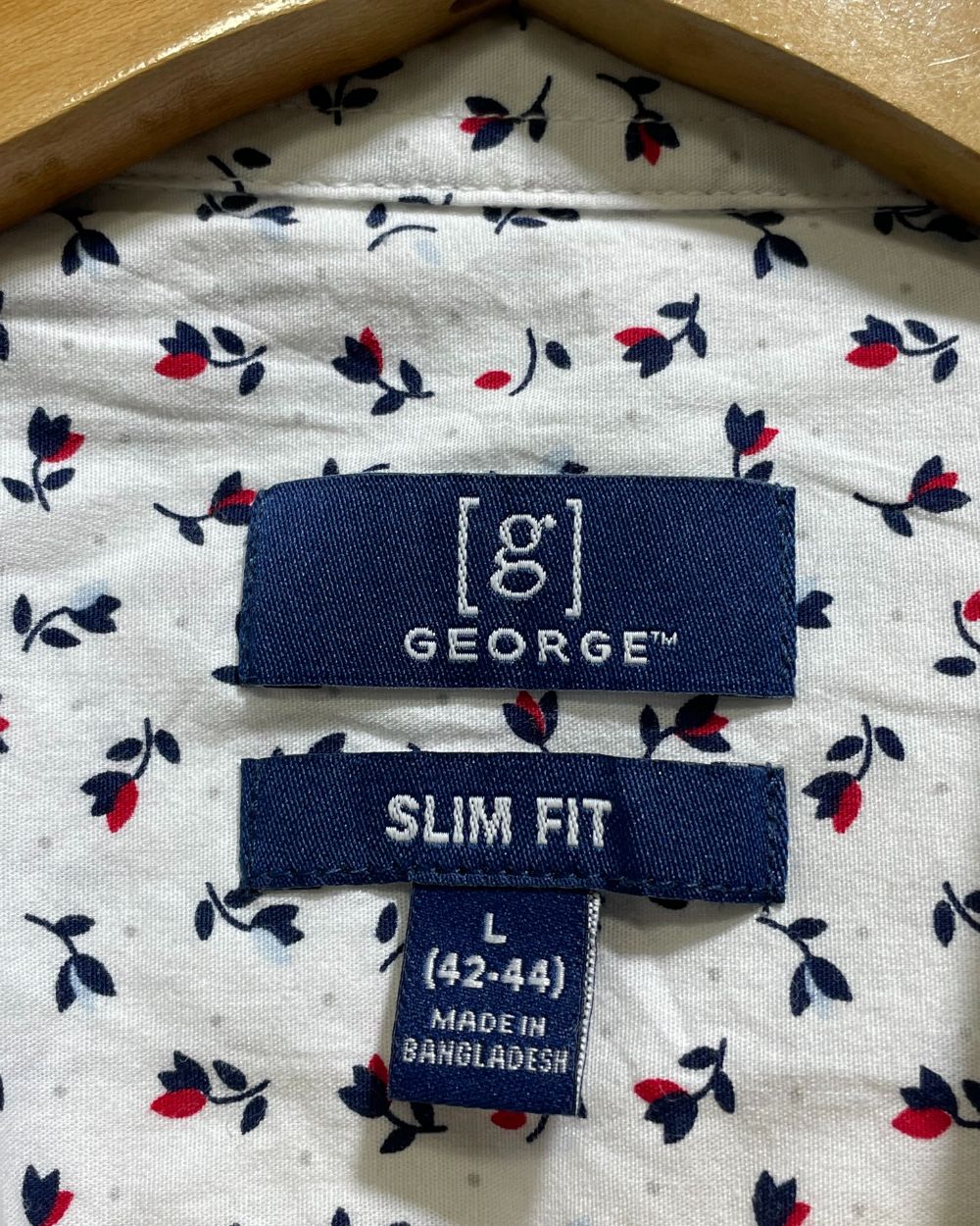 George White Cotton Shirt For Men Large | Preloved Labels