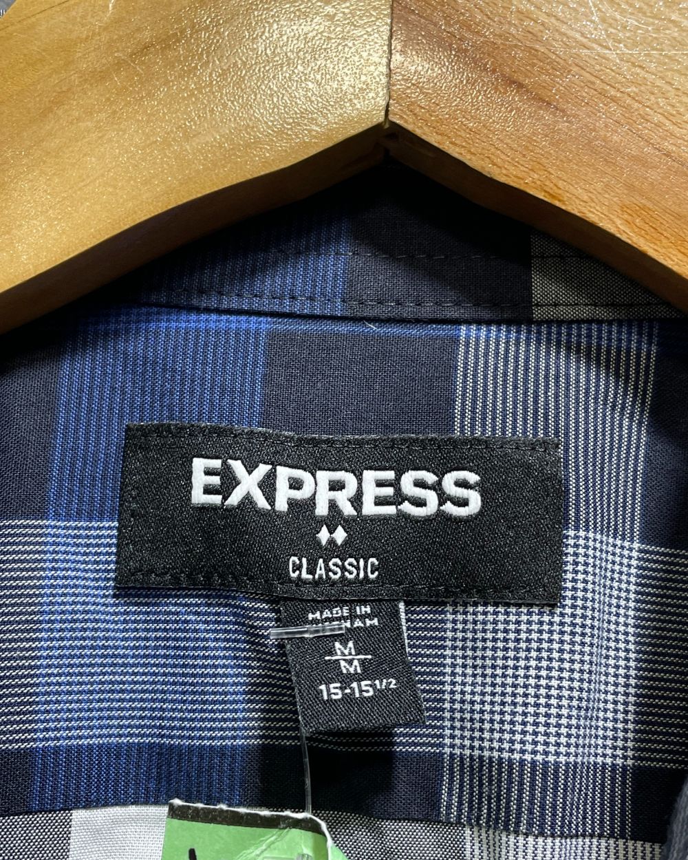 Express Blue Cotton Shirt For Men M | Preloved Labels