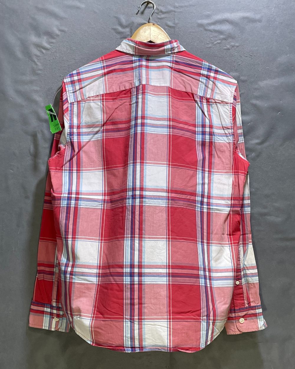 Abercrombie & Fitch Red Cotton Shirt For Men M | Preloved Labels