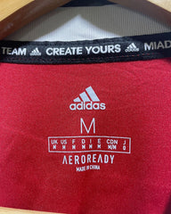 Adidas Red For Men Sports T Shirt M