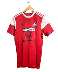 Adidas Red For Men Sports T Shirt M